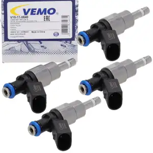 4x VEMO Einspritzd&uuml;se f&uuml;r VW Golf 5 GTI Passat B6 A3 S3 8P A4 B7 A6 C6 2.0 TFSI 06F906036A