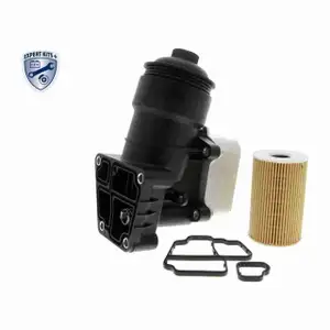 VEMO Oil Cooler + Plastic Oil Filter Housing + Filter for AUDI A6 C7 G0Z CVT 2.0 TDI