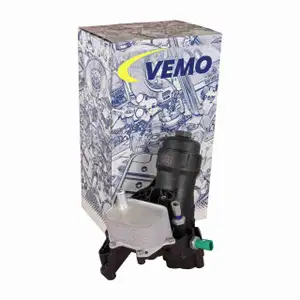 VEMO Oil Cooler + Oil Filter Housing + Filter for AUDI A6 C7 Q5 8RB 2.0 TDI Engine Code CNHA