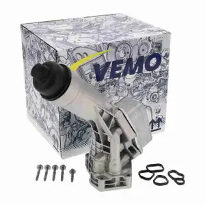 VEMO &Ouml;lk&uuml;hler + &Ouml;lfiltergeh&auml;use ALU + Filter f&uuml;r BMW 3er G20 G21 5er G30 31 X3 G01 G02 B48
