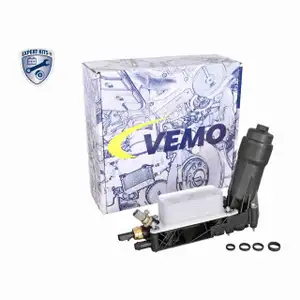 VEMO V33-60-0006 Oil Cooler + Oil Filter Housing for Jeep Grand Cherokee 4 and Wrangler 3 (3.6 V6)