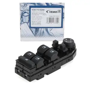 VEMO Schalter Fensterheber + Au&szlig;enspiegel f&uuml;r BMW X3 E83 vorne links 61313414355