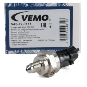 VEMO Sensor Kraftstoffdruck PORSCHE 911 991 Boxster 981 Panamera 970 Cayman 2 Cayenne 2