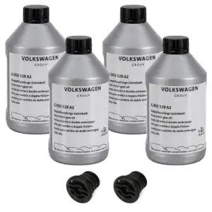 4L ORIGINAL AUDI Doppelkupplungsgetriebe&ouml;l + 2x &Ouml;lablassschraube A4 B9 A5 A6 C7 C8 A7 Q5