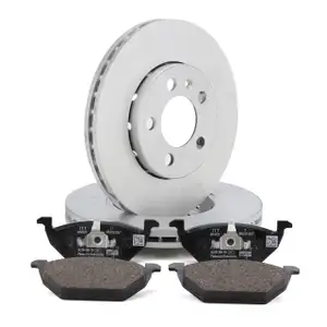 Bremsscheiben + Bremsbel&auml;ge f&uuml;r VW Golf 4 Polo 4 5 6 Fox A1 8X A3 8L1 Ibiza Fabia vorne