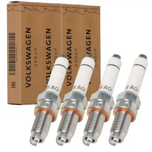 4x ORIGINAL VW Z&uuml;ndkerze Golf 7 Passat B8 Polo Sharan Tiguan Touran 1.2/1.4 TSI 04E905601B