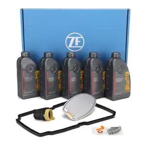 ZF Getriebefilter Satz + 5L ORIGINAL MB 236.14 Getriebe&ouml;l f&uuml;r MERCEDES-BENZ 5-Gang 722.6