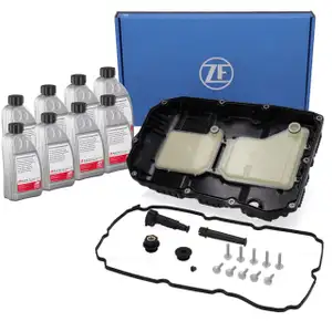 ZF &Ouml;lwanne Automatikgetriebe + 8L febi Getriebe&ouml;l f&uuml;r MERCEDES 9G-TRONIC 725.0