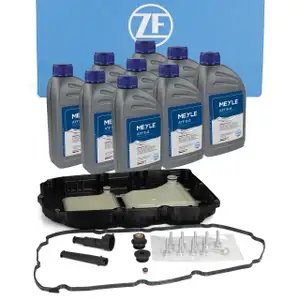 ZF Getriebe&ouml;lwanne + 8L MEYLE ATF 9-G Getriebe&ouml;l f&uuml;r MERCEDES-BENZ 9G-TRONIC 725