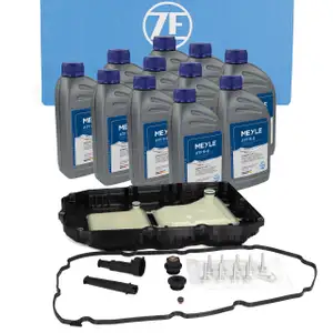 ZF Getriebe&ouml;lwanne + 10L MEYLE ATF 9-G Getriebe&ouml;l f&uuml;r MERCEDES-BENZ 9G-TRONIC 725