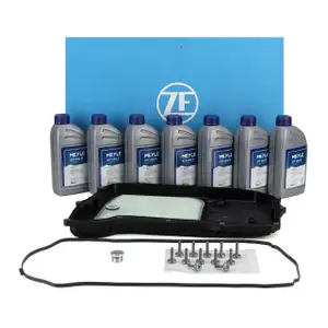 ZF Getriebe&ouml;lwanne + 7L MEYLE Getriebe&ouml;l f&uuml;r AUDI A4 A5 A6 A7 A8 Q5 Q7 Q8 VW Touareg