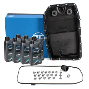 ZF Getriebe&ouml;lwanne + 7L WOLF Getriebe&ouml;l f&uuml;r BMW E90-93 E60/61 E63/64 X3 X5 X6 6HP26 6HP28