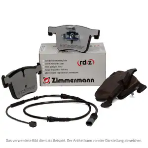 ZIMMERMANN Bremsbel&auml;ge rd:z + Sensor f&uuml;r PORSCHE 944 2.5 Turbo 3.0 S2 968 vorne / hinten