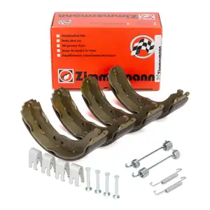 ZIMMERMANN 10990.114.0 Rear brake shoes for CITROEN Jumper, FIAT Ducato, and PEUGEOT Boxer