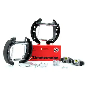 ZIMMERMANN Bremsbacken + Radbremszylinder Satz f&uuml;r AUDI A80 SEAT Arosa VW Golf 1 2