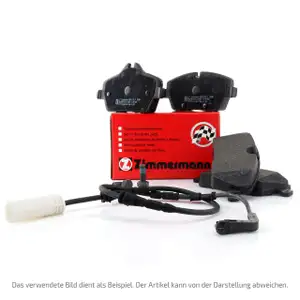 ZIMMERMANN Bremsbeläge + Warnsensor MERCEDES S-Klasse W222 SL R231 ohne Sportpaket vorne