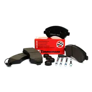 ZIMMERMANN Bremsbel&auml;ge Bremskl&ouml;tze + Wako f&uuml;r CITROEN Jumper FIAT Ducato PEUGEOT vorne