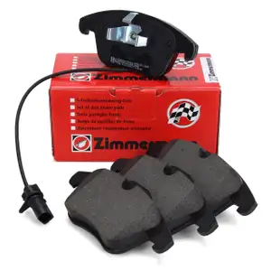 ZIMMERMANN Bremsbel&auml;ge + Wako f&uuml;r AUDI A4 8K B8 A5 8T 8F F57 PR-1LT/1LY vorne