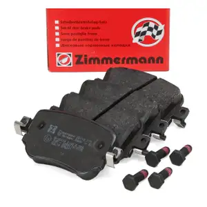 ZIMMERMANN Bremsbel&auml;ge f&uuml;r AUDI A1 Q3 SEAT Leon SKODA Octavia VW Polo Sharan hinten