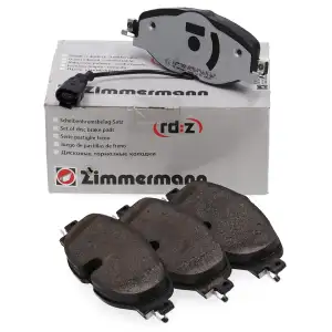 ZIMMERMANN rd:z Bremsbel&auml;ge + Wako f&uuml;r VW Golf 7 8 AUDI A3 8V Q2 GA Q3 F3 TT FV vorne