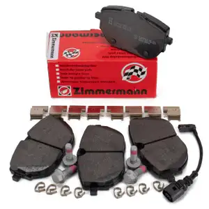 ZIMMERMANN Bremsbel&auml;ge + Sensor f&uuml;r VW Multivan Transporter T6 PR-2E3 ab 10.2019 vorne