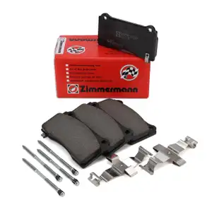 ZIMMERMANN Bremsbel&auml;ge f&uuml;r TESLA Model 3 5YJ3 Y 5YJY ohne Performance Bremse vorne
