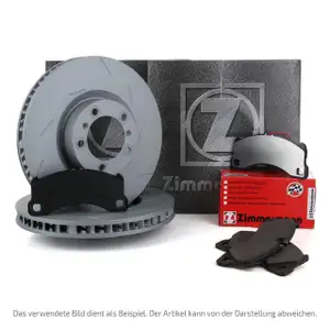 ZIMMERMANN Bremsscheiben + Beläge + Wako für PORSCHE Panamera (971) PR-1LD/1LU vorne