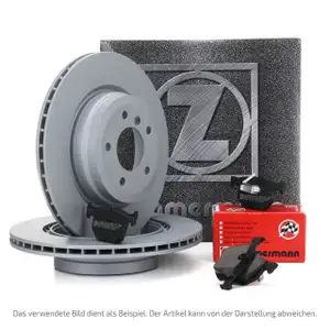 ZIMMERMANN Brake Discs + Pads for VW Amarok PR-2E4, Crafter, MAN TGE PR-1LA (Rear)