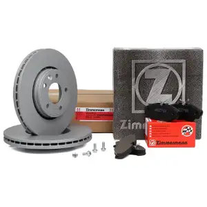 ZIMMERMANN Brake Discs + Pads for NISSAN Primastar, OPEL Vivaro A, and RENAULT 2 (front)