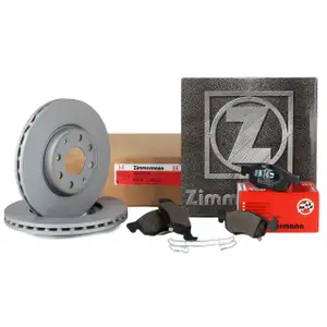 ZIMMERMANN Bremsscheiben &Oslash; 257mm + Bremsbel&auml;ge f&uuml;r OPEL Corsa E 14 Zoll vorne 1680582880