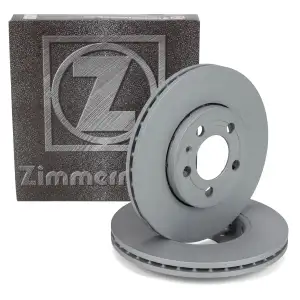 ZIMMERMANN Bremsscheiben Satz f&uuml;r AUDI A1 A3 8L SEAT SKODA VW Golf 4 Polo vorne