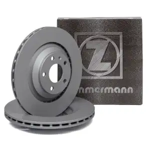 ZIMMERMANN Brake Disc Set for AUDI A6 4F C6 PR-1KW/2EE/2EL (Rear)
