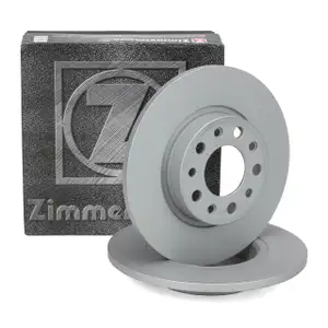ZIMMERMANN Brake Disc Set for ALFA ROMEO Giulietta, FIAT 500X, and JEEP Compass (Rear)