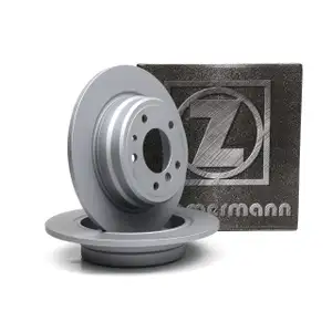 ZIMMERMANN Bremsscheiben Satz f&uuml;r BMW 5er E34 318i-M5 524td 525td/tds hinten