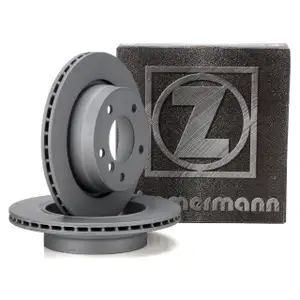 ZIMMERMANN Brake Disc Set for BMW 3 Series E36 323i, 328i; E46 316&ndash;323i, 318/320d (Rear)