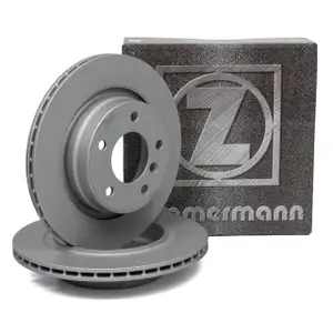 ZIMMERMANN Bremsscheiben Satz f&uuml;r BMW 3er E46 323i 325i 328i 320d hinten