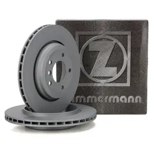 ZIMMERMANN Bremsscheiben Satz f&uuml;r BMW 3er E46 330i 330xi 330d 330xd hinten