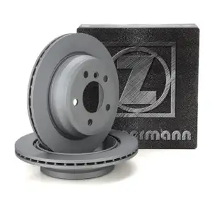 ZIMMERMANN Bremsscheiben Satz f&uuml;r BMW 3er F30 F31 F34 4er F32 F33 F36 hinten
