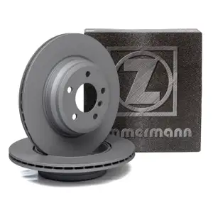 ZIMMERMANN Bremsscheiben Satz f&uuml;r BMW 3er F30 F31 F34 4er F32 F33 F36 hinten