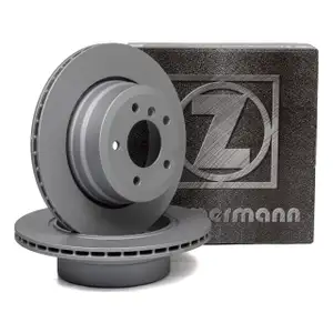 ZIMMERMANN Bremsscheiben Satz f&uuml;r BMW 5er E60 E61 525i 530i 525d 530d xDrive hinten