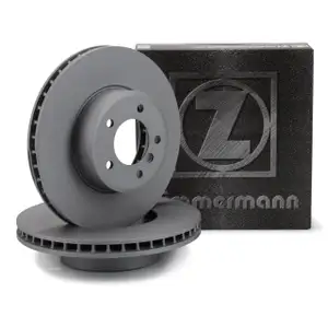 ZIMMERMANN Bremsscheiben Satz f&uuml;r BMW 5er E60 E61 6er E63 E64 vorne 34116864906