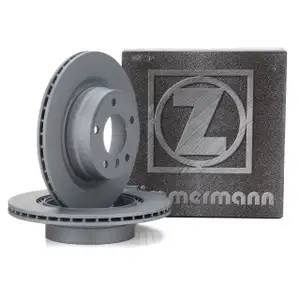 ZIMMERMANN Brake Disc Set for BMW 1 Series E87, 3 Series E91, E92, E93 (Rear) 34216855007