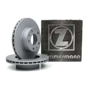 ZIMMERMANN Brake Disc Set for CITROEN Jumper, FIAT Ducato, and PEUGEOT Boxer (Front)