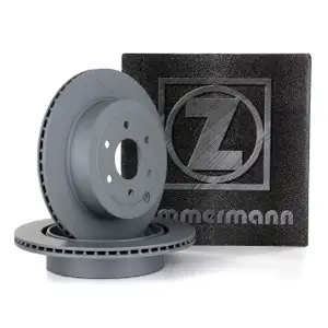 ZIMMERMANN Brake Disc Set for Nissan Navara (D40) and Pathfinder (R51) &ndash; Rear