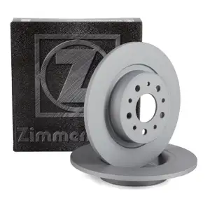 ZIMMERMANN Brake Disc Set for FIAT 500L 351, 352, Tipo 356, 357, 1.4, 1.6 (Rear)