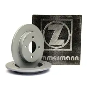 ZIMMERMANN Brake Disc Set for FORD Fiesta 5 ST150, Focus 6, and Sierra (rear)