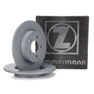 ZIMMERMANN Bremsscheiben Satz f&uuml;r FORD Focus C-Max/C-Max DM2 Focus 2 hinten