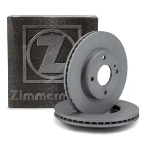 ZIMMERMANN Brake Disc Set for FORD FIESTA VI MK6 KA+ (UK, FK) - Front