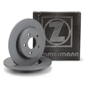 ZIMMERMANN Brake Disc Set for FORD Focus 3 1.0&ndash;2.0 ST 1.5/1.6/2.0 TDCi (Rear)
