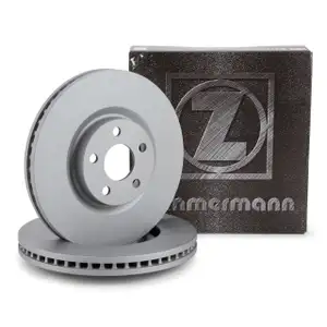 ZIMMERMANN Brake Disc Set for FORD Edge, Galaxy, CJ, S-Max, CK (17-inch front) 2019816
